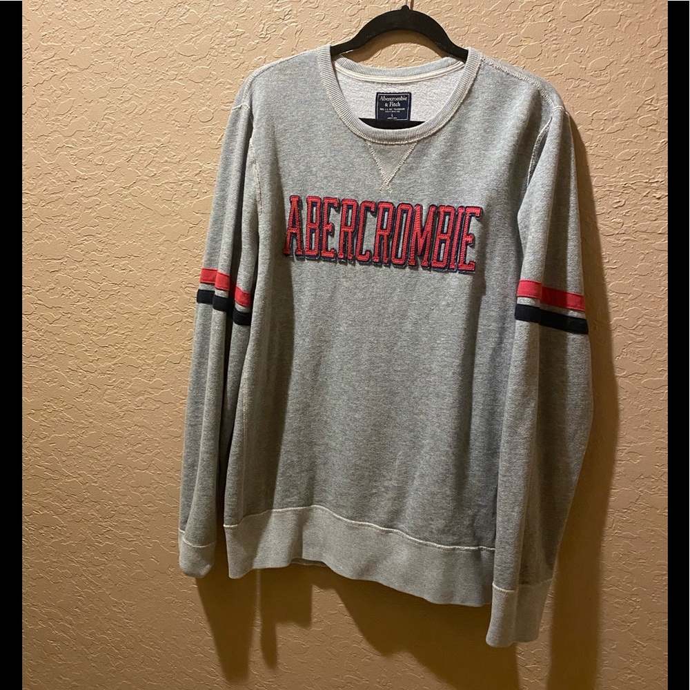 Men’s Abercrombie and Fitch grey Sweater